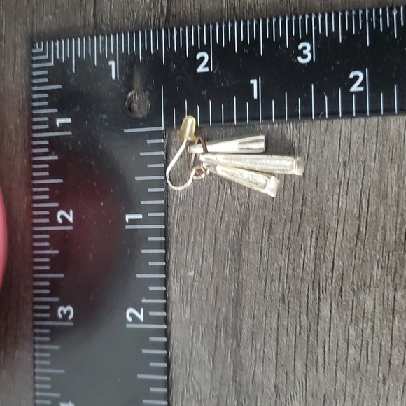 1980 Dangle Earrings E1014 - Picture 2 of 2